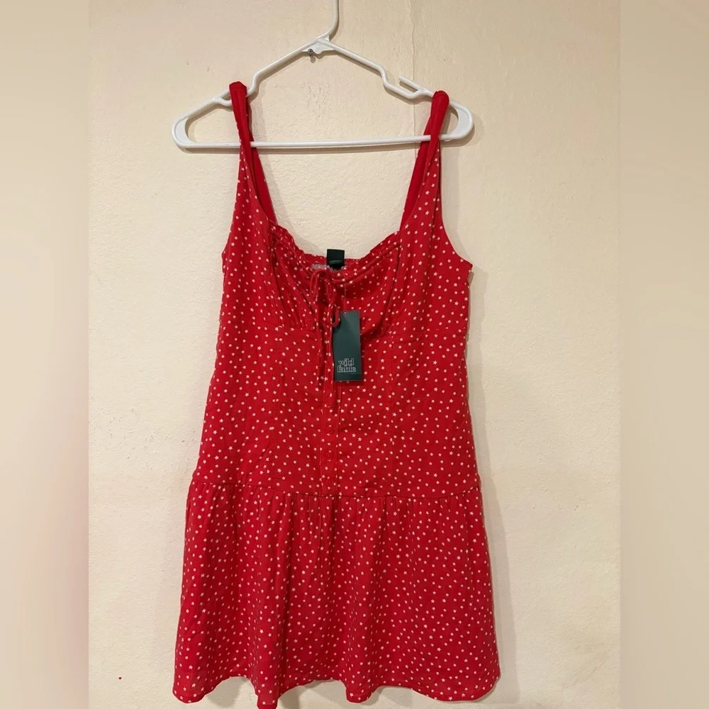 Wild Fable Starry Red Blouse - Picture 5 of 6
